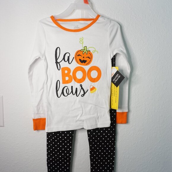 Halloween: "Fa Boo Louse" Girls Pajamas Set - Picture 1 of 5